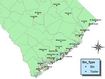 Oyster Recycling Public Drop-Off Sites