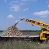 Loading the Barge with Conveyor Loader