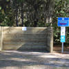 Oyster Shell Recycling Bin at Trask Landing near Bluffton